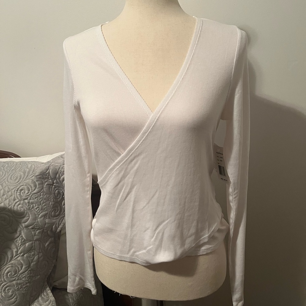 Beyond Yoga Wrap Party Top